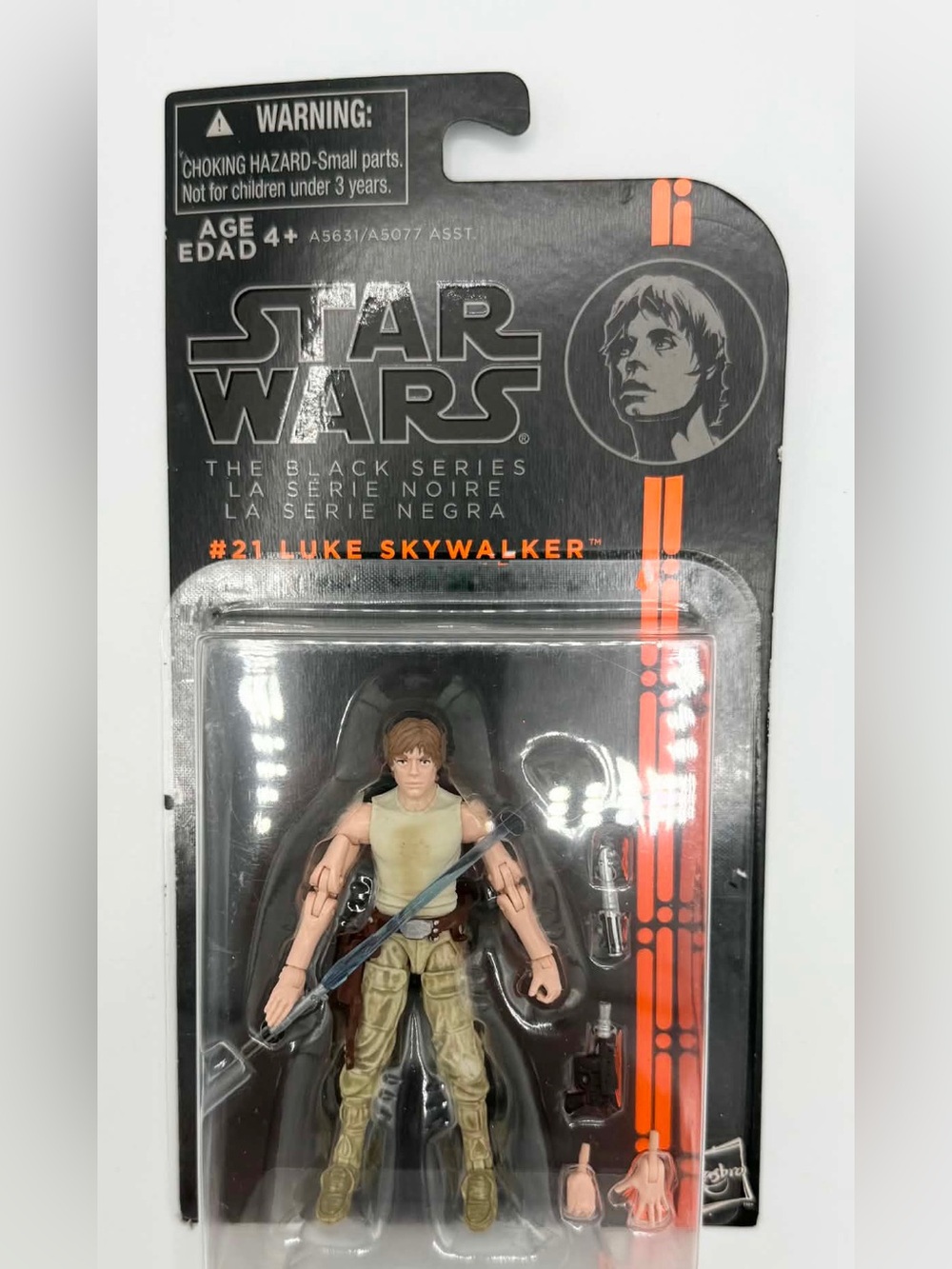 Star Wars The Black Series #21 2014 3.75" Luke Skywalker Action Figure New